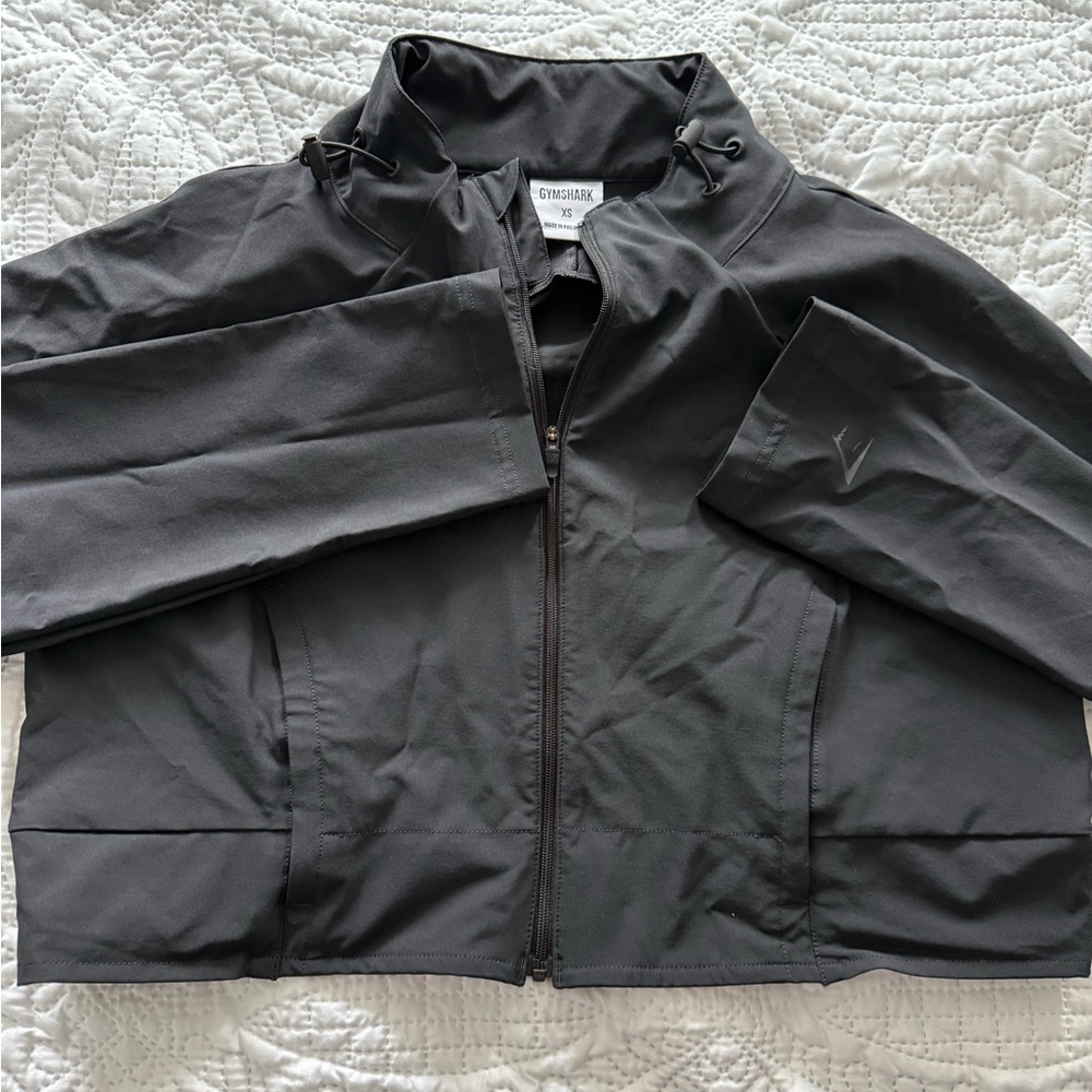Gymshark Black Zip-Up Jacket